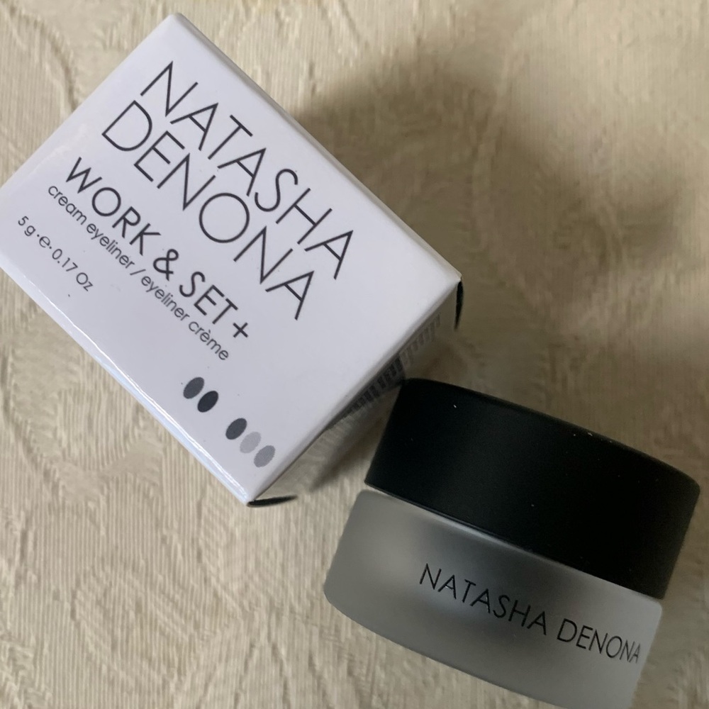Natasha Denona Work & Set Cream Gel Eyeliner Pot in Black BNIB - Picture 3 of 14